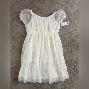 OshKosh B'gosh Cream Formal Kids Dress